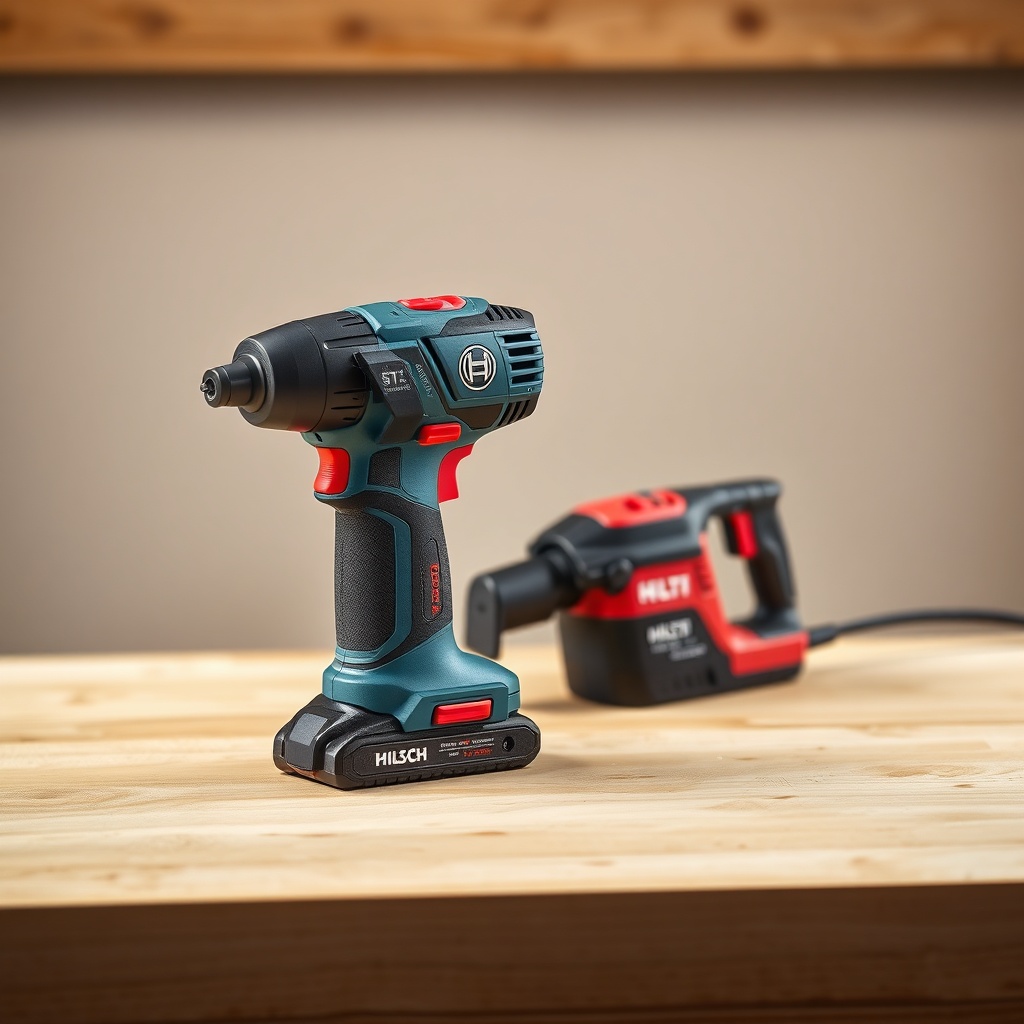 Bosch GDB 350 WE ve Hilti DD 150-U yan yana